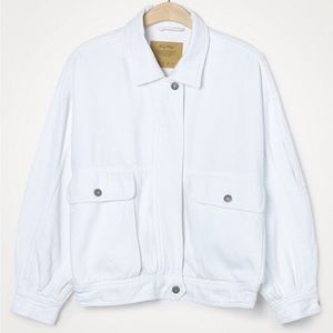 American Vintage White Denim Jacket